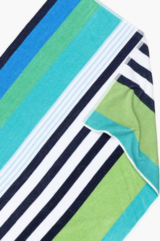 Cotton Jacquard Lindley Stripe Towel, 85x160cm