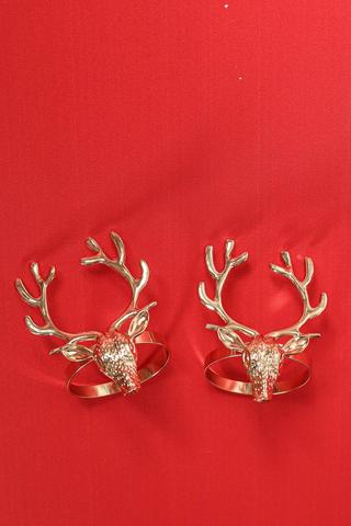 2 Pack Reindeer Napkin Ring