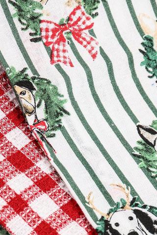 2 Pack Festive Pet Tea Towels