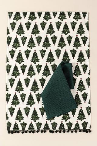 2 Pack Festive Tea Towels