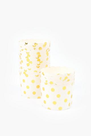 20 Pack Dotted Baking Cases