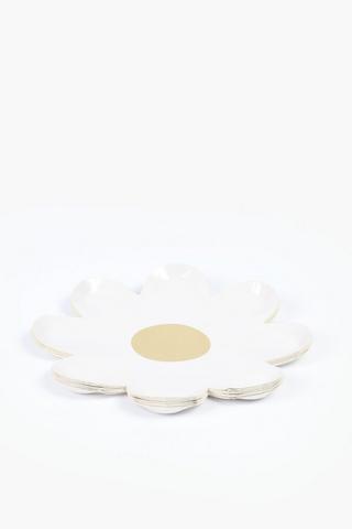 10 Pack Party Daisy Paper Plates
