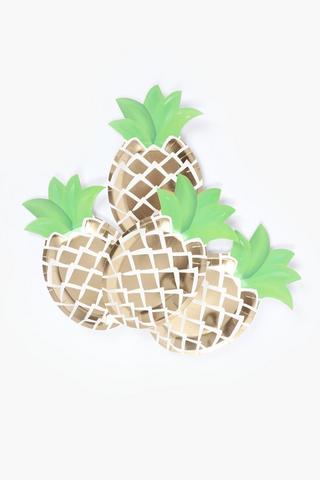 8 Pack Pineapple Party Paper Plates