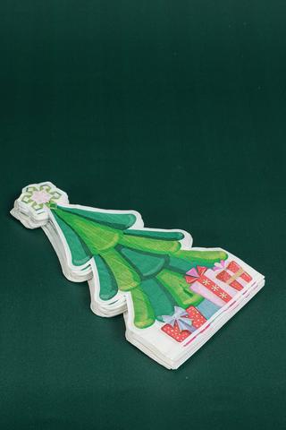 20 Pack Festive Tree Serviettes