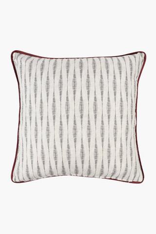 Extra Premium U+g Printed Jazba Leaf Feather Filled Scatter Cushion, 60x60cm