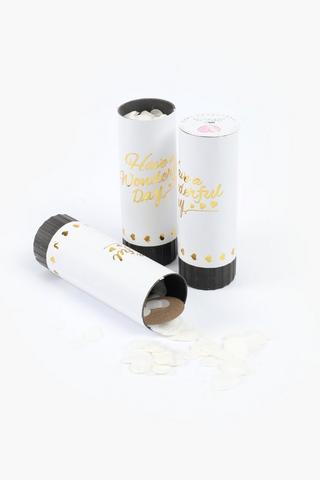 3 Pack Confetti Tubes