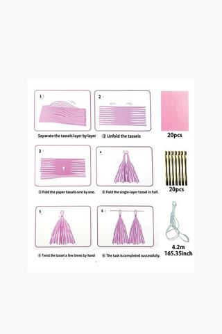 Metallic Tassel Garland  4.2m