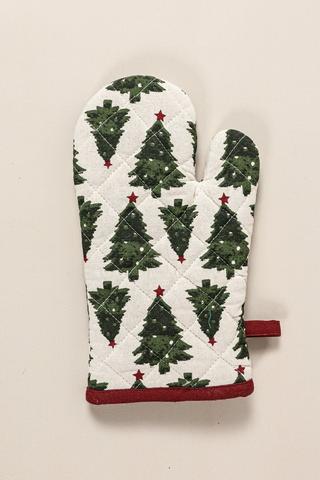Christmas Tree Single Oven Glove