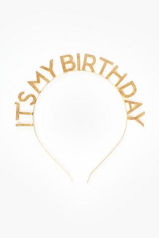 It's My Birthday Headband