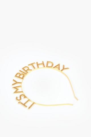 It's My Birthday Headband