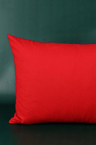 Christmas Embroidered Joyful Scatter Cushion, 40x60cm