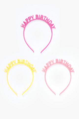 Happy Birthday Headband