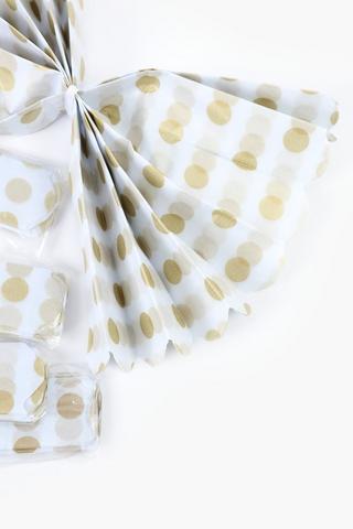6 Pack Dot Hanging Ruffle Party Decor Medium