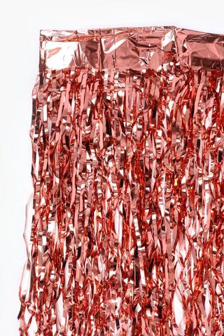 Rose Gold Finge Party Backdrop 2m