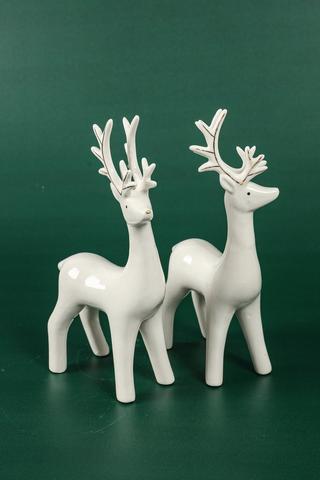 Assorted Reindeer Statue, 11x21cm