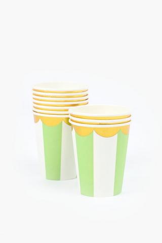 Cup 10pk Paper Carnival Sage