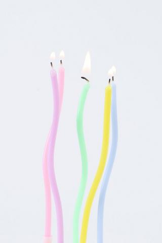 6 Pack Twist Pastel Candle