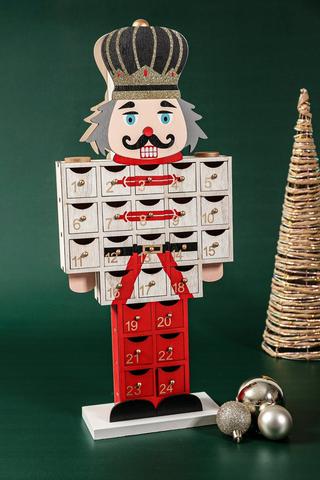 Nutcracker Advent Calender, 20x48cm