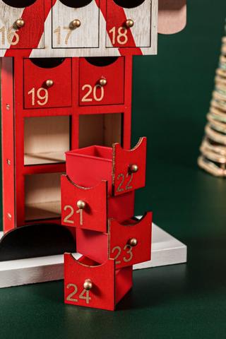 Nutcracker Advent Calender, 20x48cm