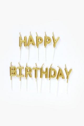 Happy Birthday Candle Set