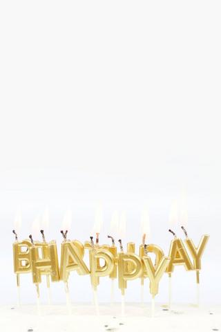 Happy Birthday Candle Set