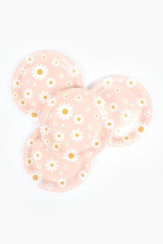 10 Pack Ditsy Daisy Paper Dining Set