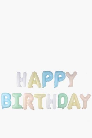 Happy Birthday Garland Balloon