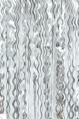 Wave Iridescent Fringe Back Drop