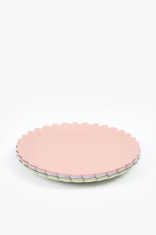 6 Pack Daisy Multi Colour Party Paper Plates