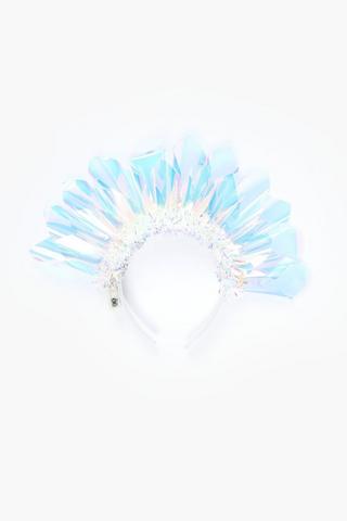 Iridescent Led Crown Headband