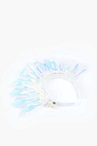 Iridescent Led Crown Headband
