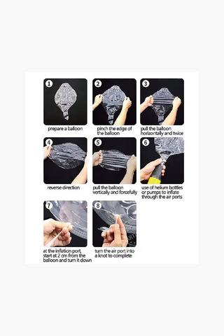 Bow Clear Balloon 45cm