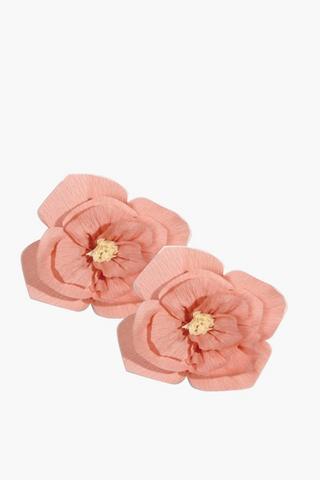 2 Pack Hanging Crepe Flowers Large