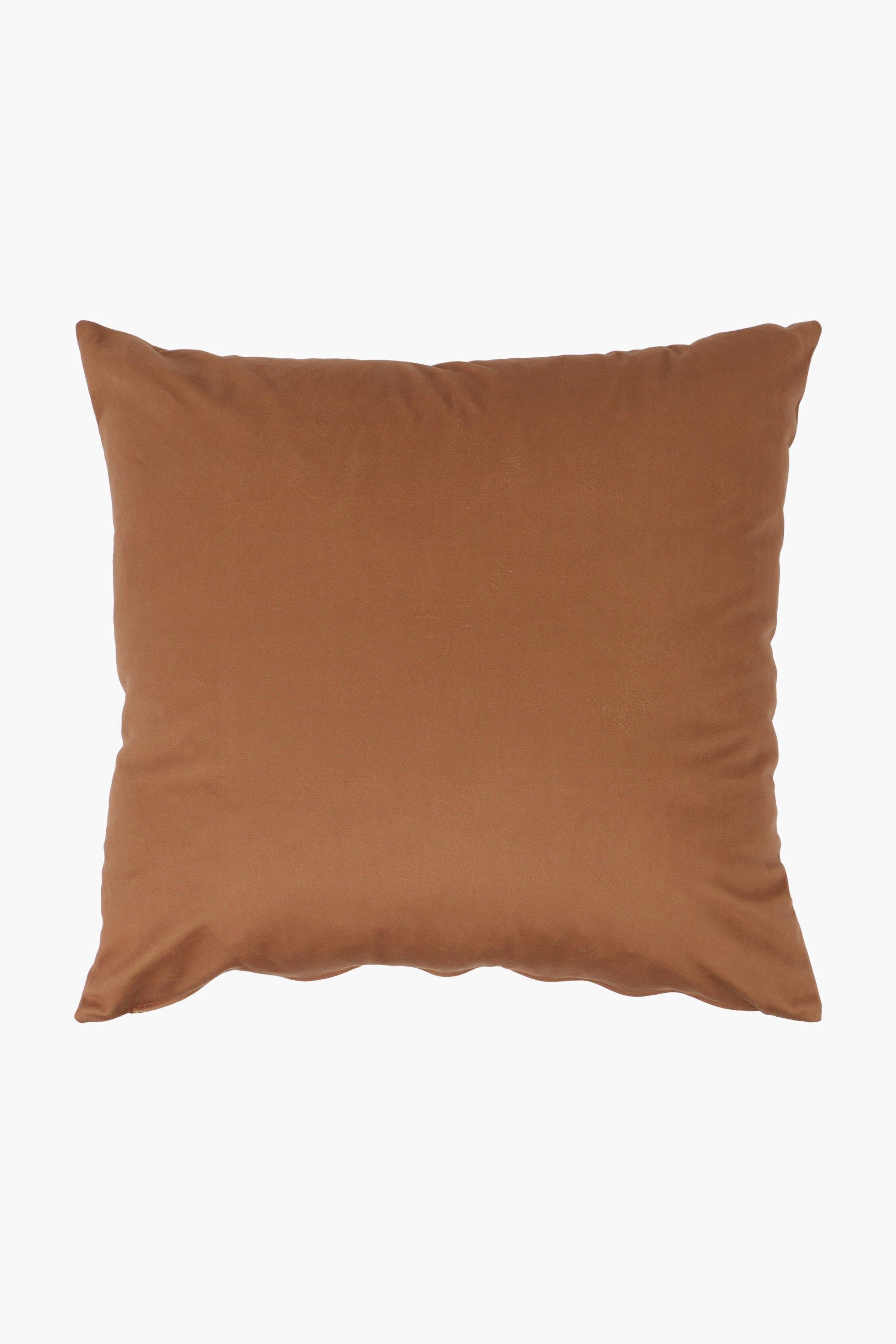Yellow Velvet Pleated Scatter Cushion 45x45cm main image 0