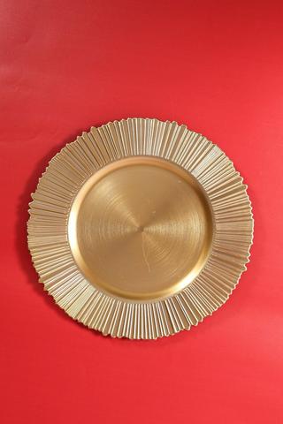 Festive Textured Rim Underplate