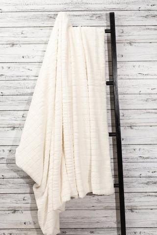 Faux Fur Embossed Blanket, 150x180cm