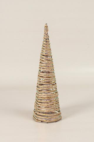 Coastal Woven Festive Tree, 40cm