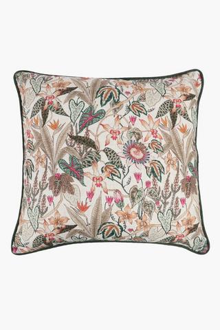 Extra Premium U&G Aliss Botanic Feather Filled Scatter Cushion, 60x60cm