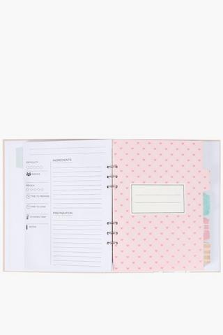A4 Recipe Journal