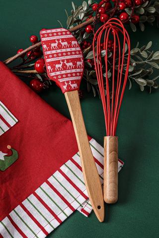 2 Pack Whisk And Spatula Set
