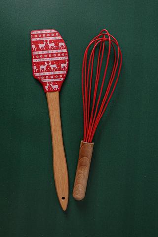 2 Pack Whisk And Spatula Set