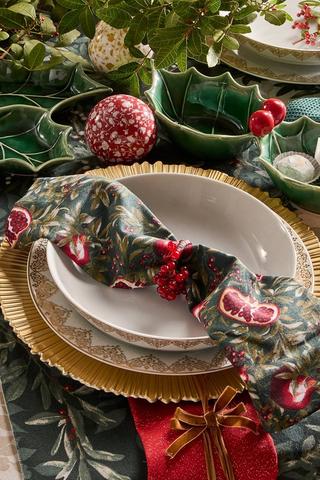 Opulent Ceramic Dinner Plate