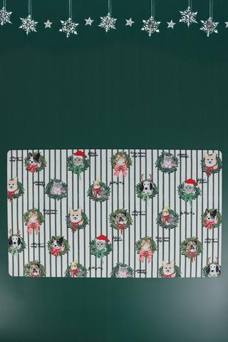 Christmas Petmas Kitchen Mat, 43x73cm