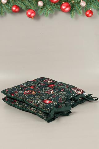 Christmas 2 Pack Opulence Chairpad Set, 40x40cm
