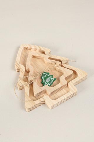 2 Pack Bamboo Tree Server Set