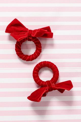 2 Pack Bow Napkin Rings