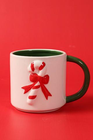 Candy Cane Stacking Mug