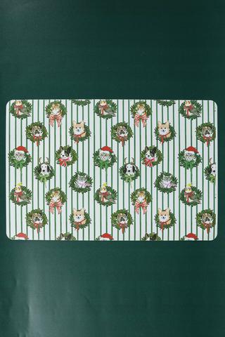 Festive Pet Pvc Placemat