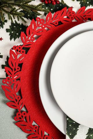 Mistletoe Felt Placmat