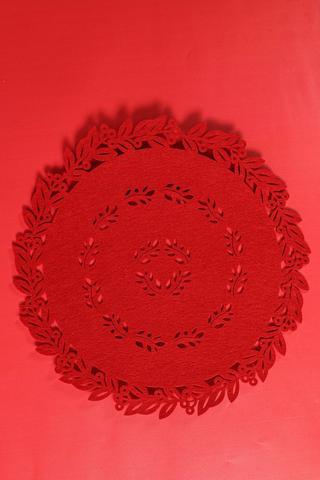 Mistletoe Felt Placmat